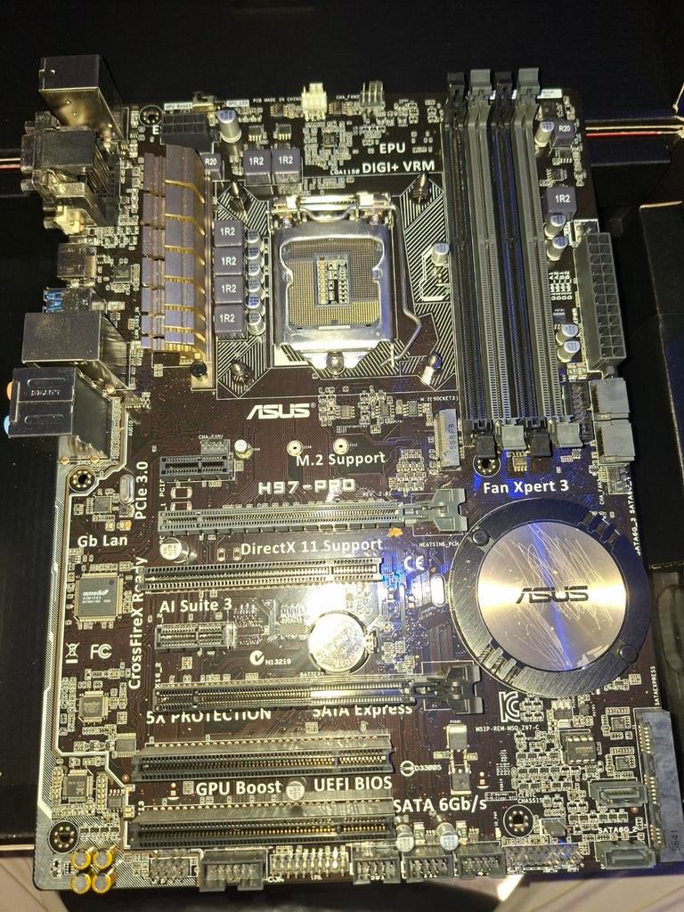 ASUS H97-PRO, Computers en Software, Moederborden, Gebruikt, Intel, DDR3, Ophalen