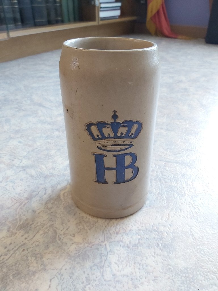 Bier Hofbrauhaus Hitler München Steen Oktoberfest NSDAP, Verzamelen, Biermerken, Verzenden, Gebruikt, Overige typen