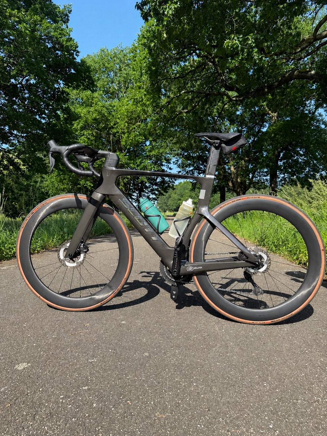 Syncros capital 1.0 aero carbon racewielen, Ophalen, Zo goed als nieuw, Carbon