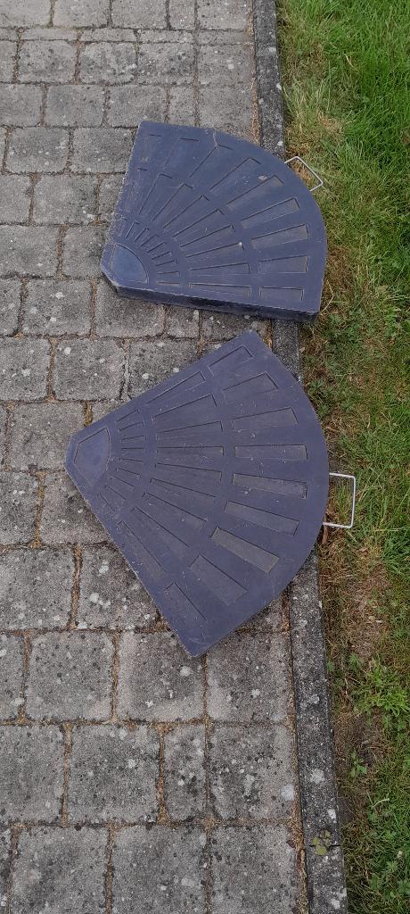 Parasolvoet Contra-gewicht, Ophalen, Gebruikt, Parasolvoet