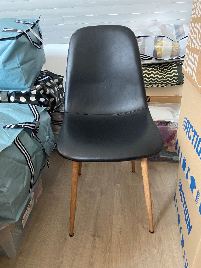 Stoelen keuken, Ophalen, Zo goed als nieuw, Zwart, Vijf, Zes of meer stoelen