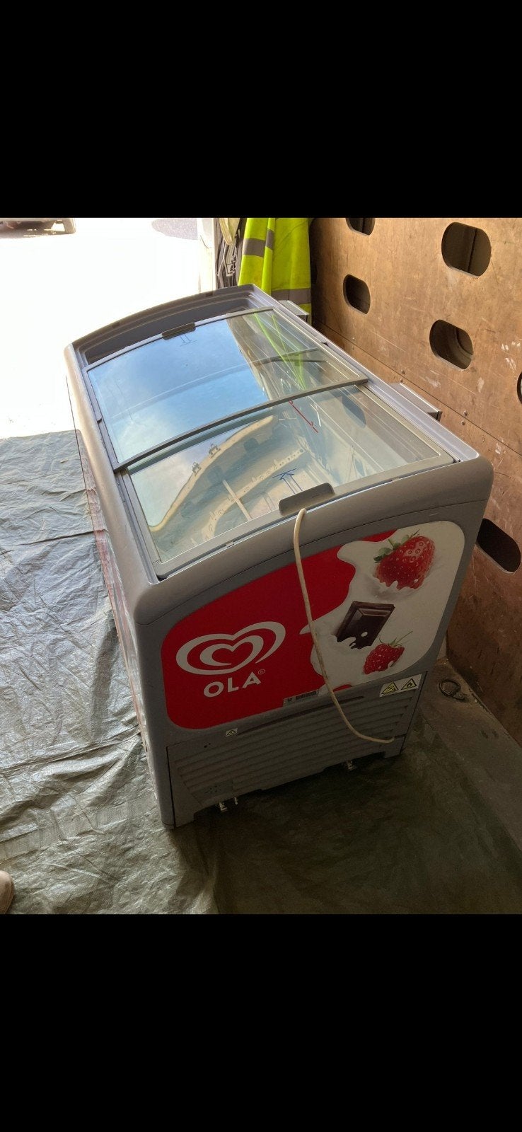 Ola Diepvries, Ophalen, Vrieskist