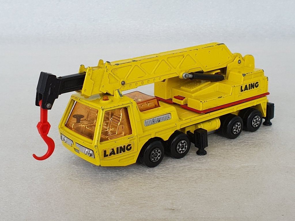 Matchbox - Super Kings: Hercules Mobile Crane Laing (K-12) 1, Ophalen of Verzenden, Gebruikt, Bus of Vrachtwagen