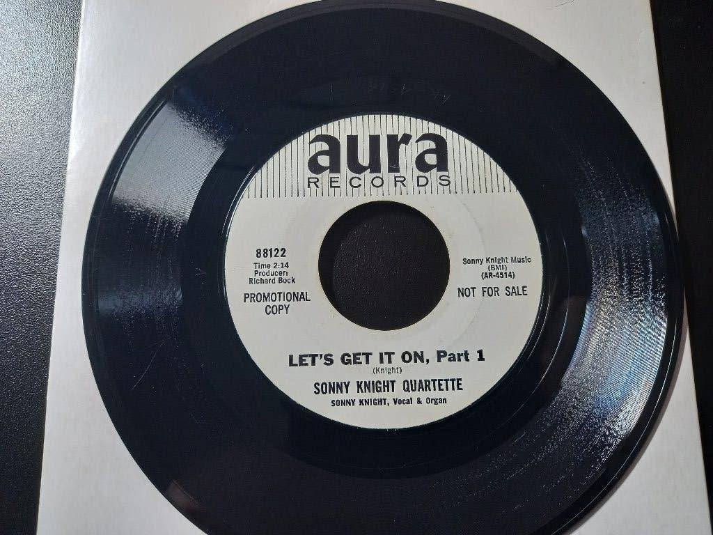 Sonny Knight Quartette - Let's Get It On - Mod's , Soul-Jazz, Housse de protection extérieure, Enlèvement ou Envoi, 7 inch, Comme neuf