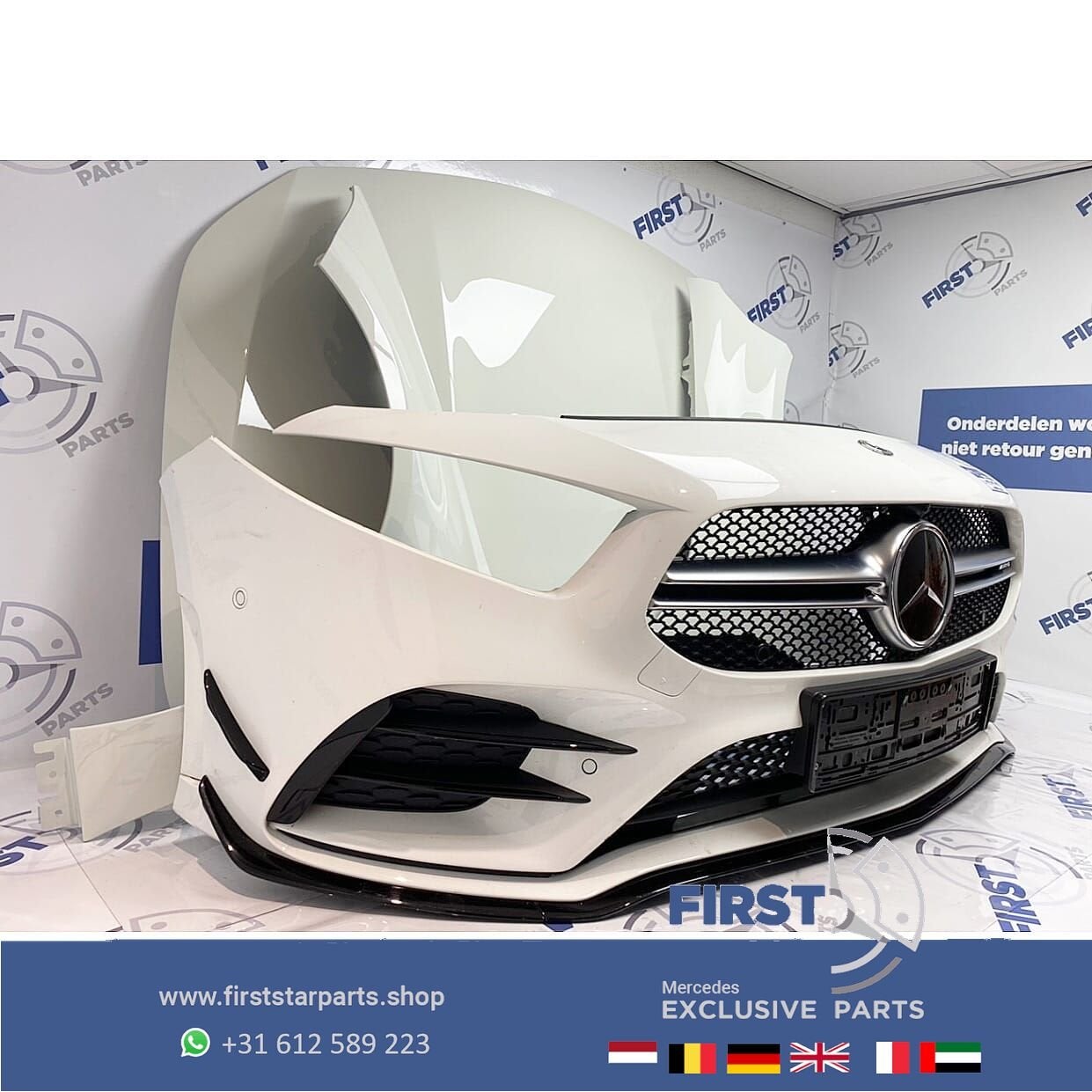 W177 A KLASSE A35 AMG VOORKOP WIT 2021 PERFORMANCE PAKKET AE