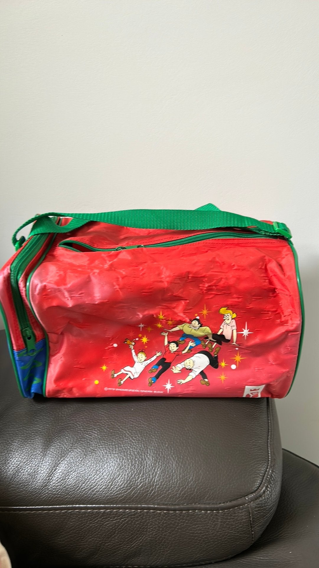Sac de sport vintage de Sukse & Wiske datant de 1997, Collections, Enlèvement ou Envoi, Utilisé