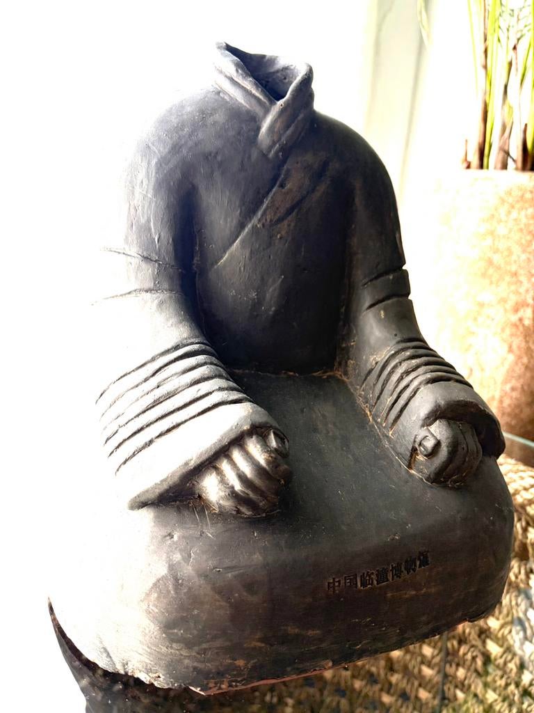 Beeld in terracotta, Ophalen