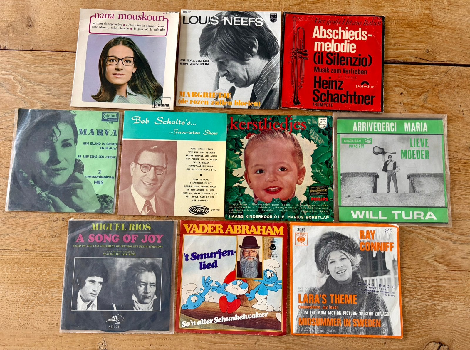 10 singles van vroeger, CD & DVD, Vinyles | Néerlandophone, Enlèvement ou Envoi, Utilisé, 7 inch, Chanson réaliste ou Smartlap