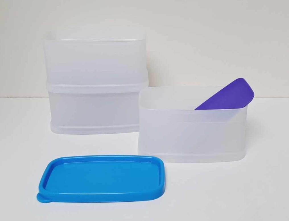 Tupperware™ « Décotours - Empil"O"frais » 200 x 3, Verzenden, Nieuw, Blauw, Bus of Trommel