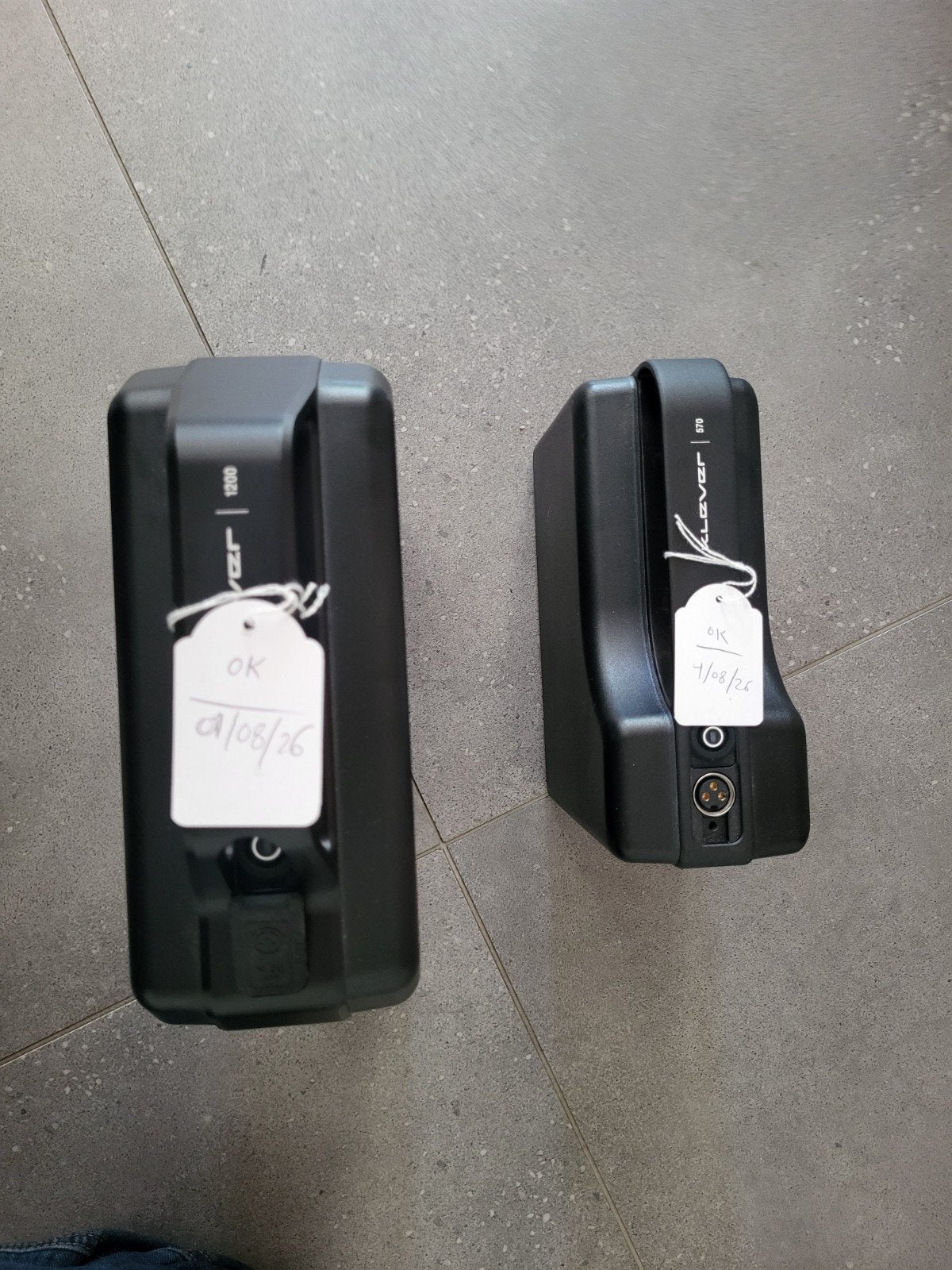 klever accu's goed, Ophalen