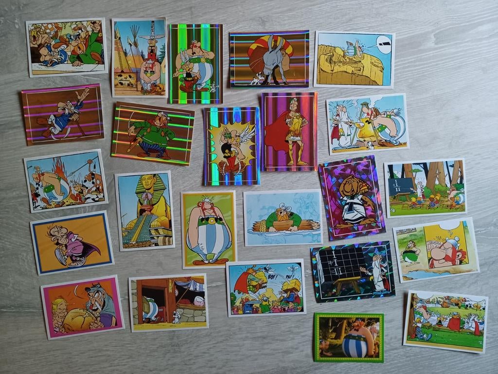 24 stickers Asterix Panini, Ophalen of Verzenden