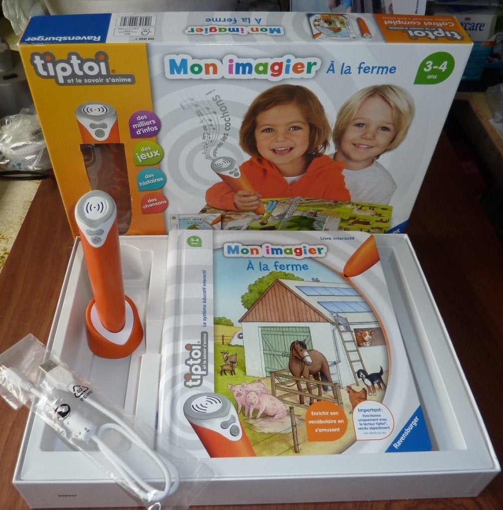 Tiptoi Coffret complet "Mon imagier A la ferme" 3 - 4 ans, Enlèvement, Comme neuf, Découverte, Sonore