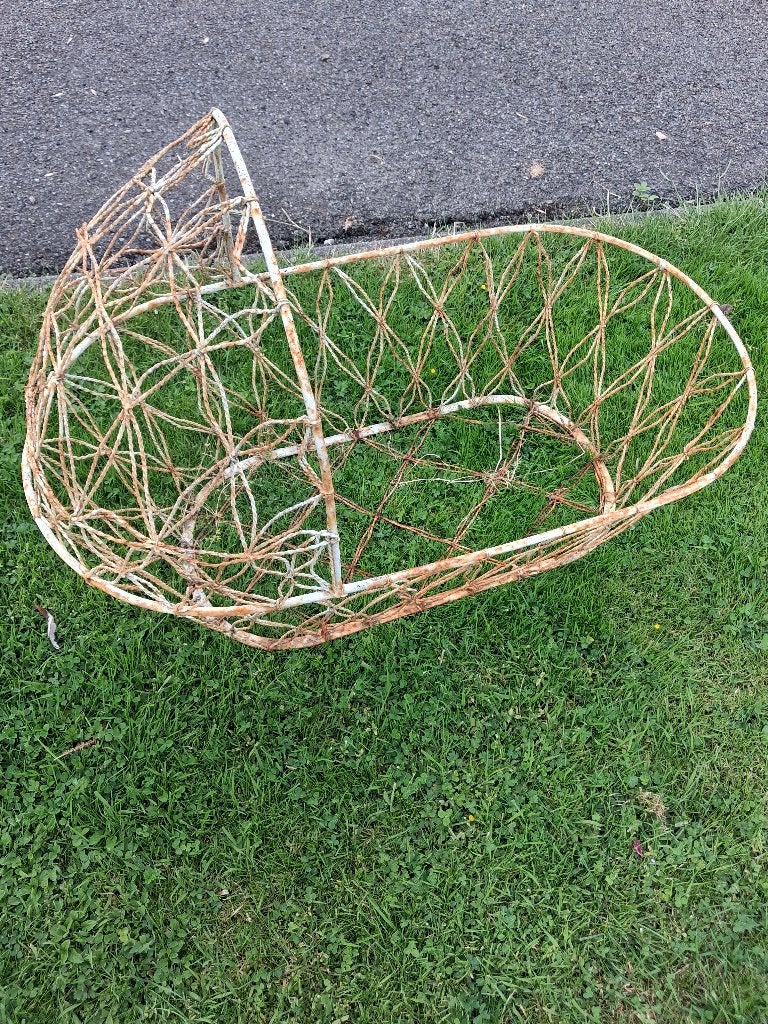 Ancien berceau en fer v, Enlèvement, Utilisé, Berceau