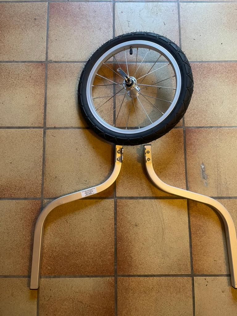 Thule jogging kit fietskar, Fietsen en Brommers, Fietsaccessoires | Aanhangwagens en Karren, Ophalen, Zo goed als nieuw