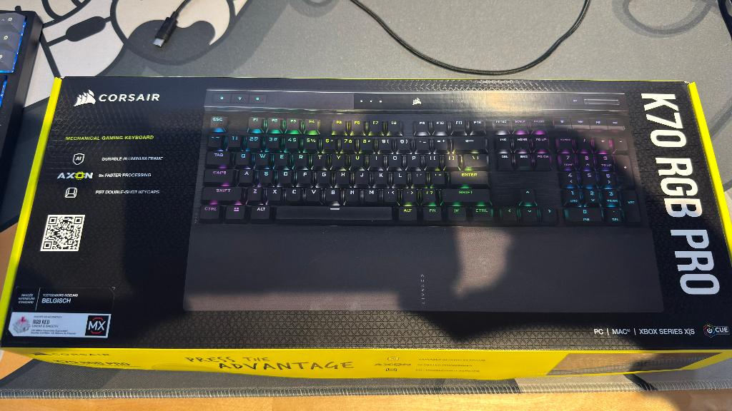 Corsair K70 RGB Pro, Computers en Software, Toetsenborden, Ophalen, Gebruikt, Azerty, Gaming toetsenbord