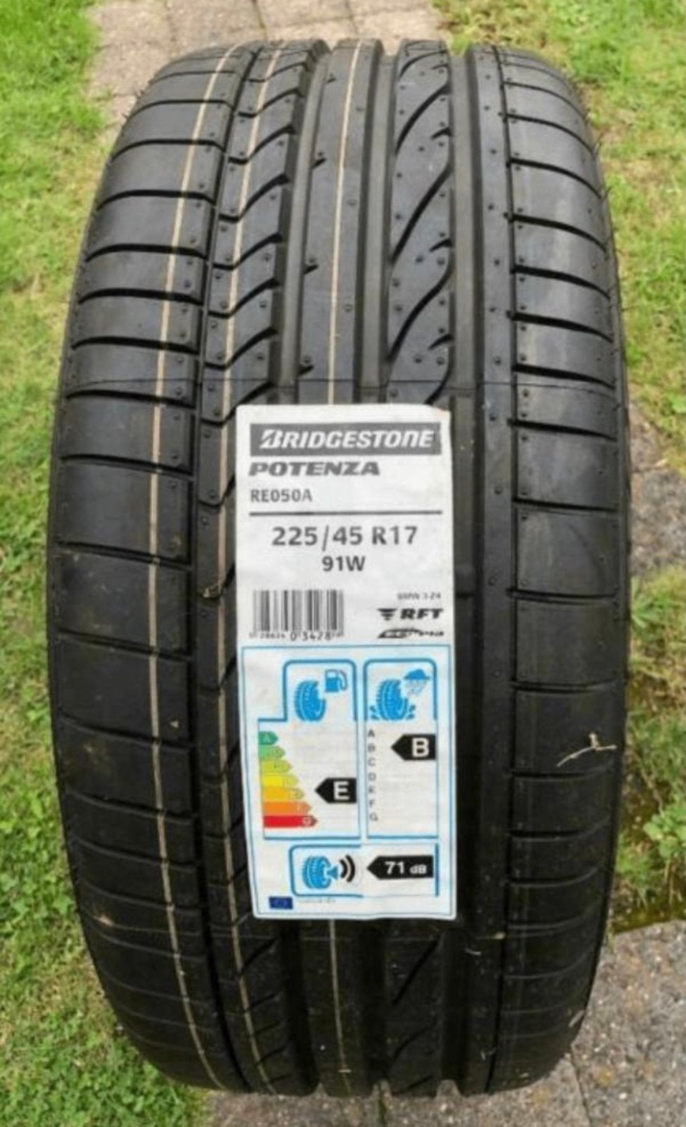 Nieuwe Bridgestone Potenza RE050A - 225/45 R17 91W, Ophalen, 17 inch, Band(en), 225 mm