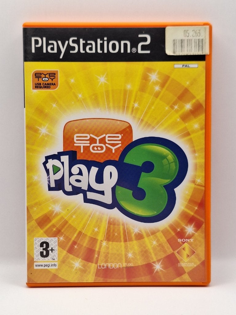 Eye Toy Play 3 Playstation 2 (x2), Games en Spelcomputers, Games | Sony PlayStation 2, Overflocomputers, Gebruikt, Overige genres