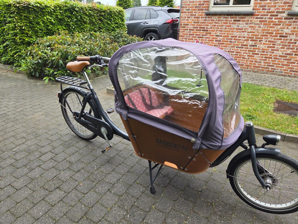 Babboe City Bakfiets, Autres marques, Bâche, Enlèvement, Utilisé