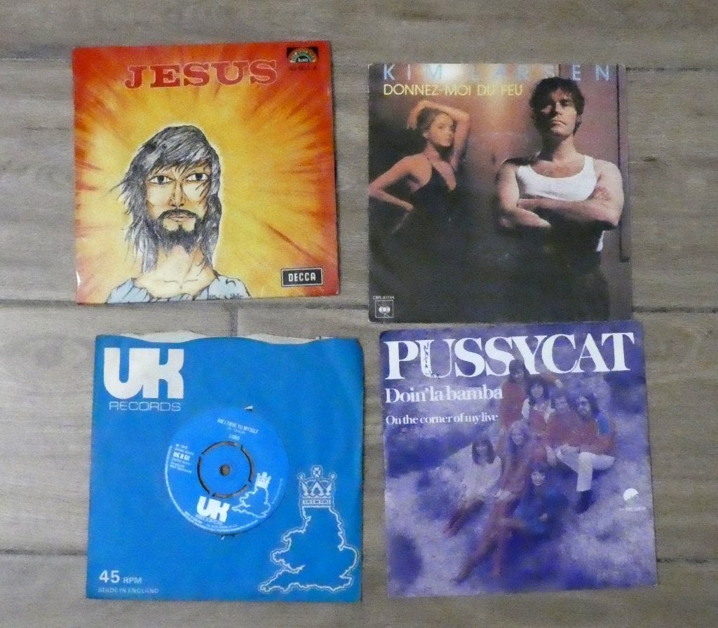 45 tours - lot de 4 pièces, Enlèvement ou Envoi