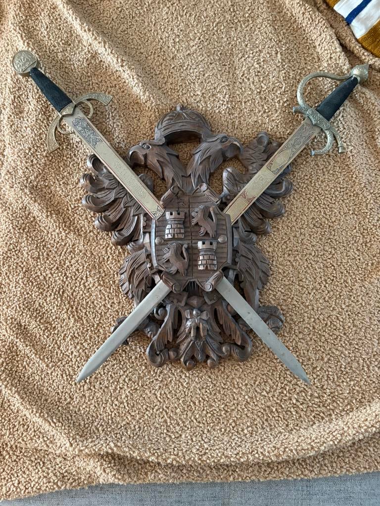Wapenschild, Antiek en Kunst, Curiosa en Brocante, Ophalen
