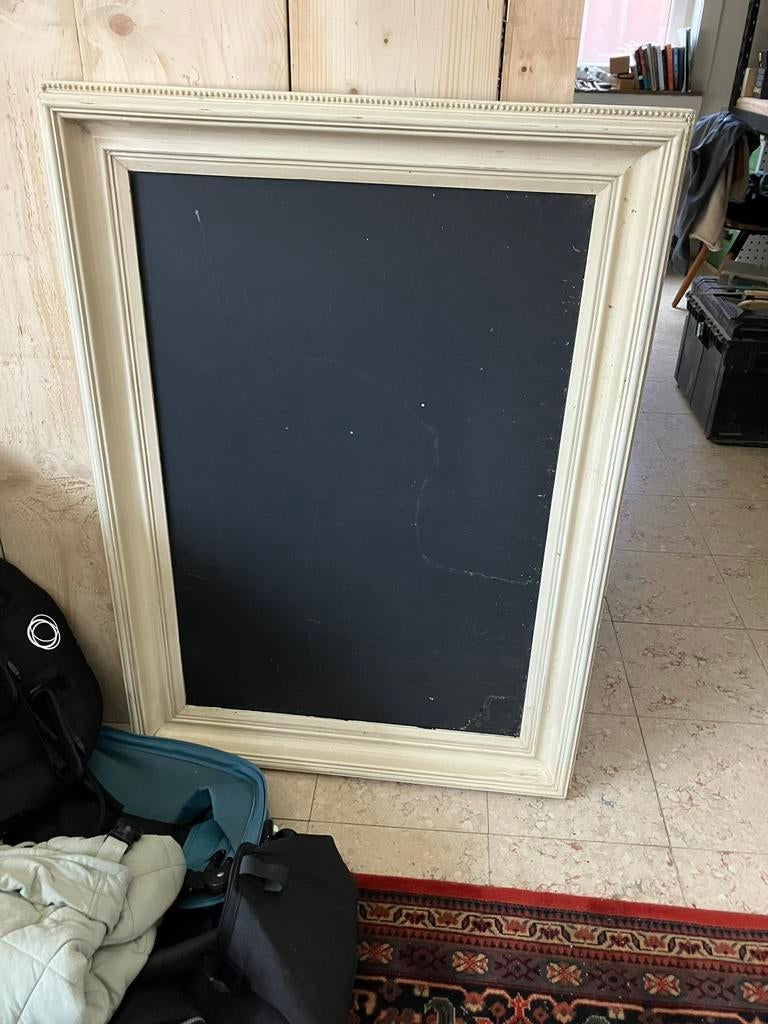Groot krijtbord, Ophalen, Zo goed als nieuw, Krijtbord