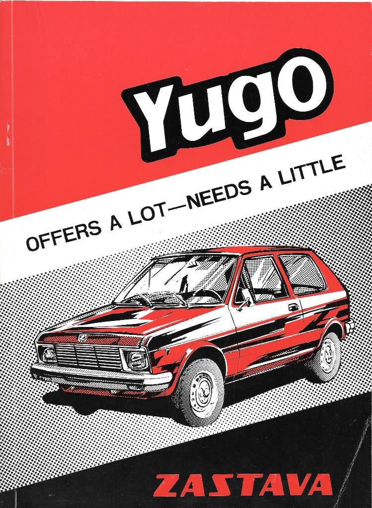 YUGO dealerbrochure, Ophalen of Verzenden, Gelezen