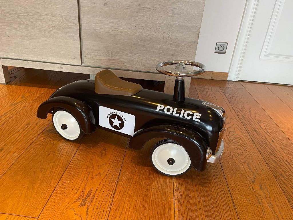 Loopauto retro roller police, Kinderen en Baby's, Speelgoed | Buiten | Voertuigen en Loopfietsen, Ophalen, Zo goed als nieuw, Loopvoertuig