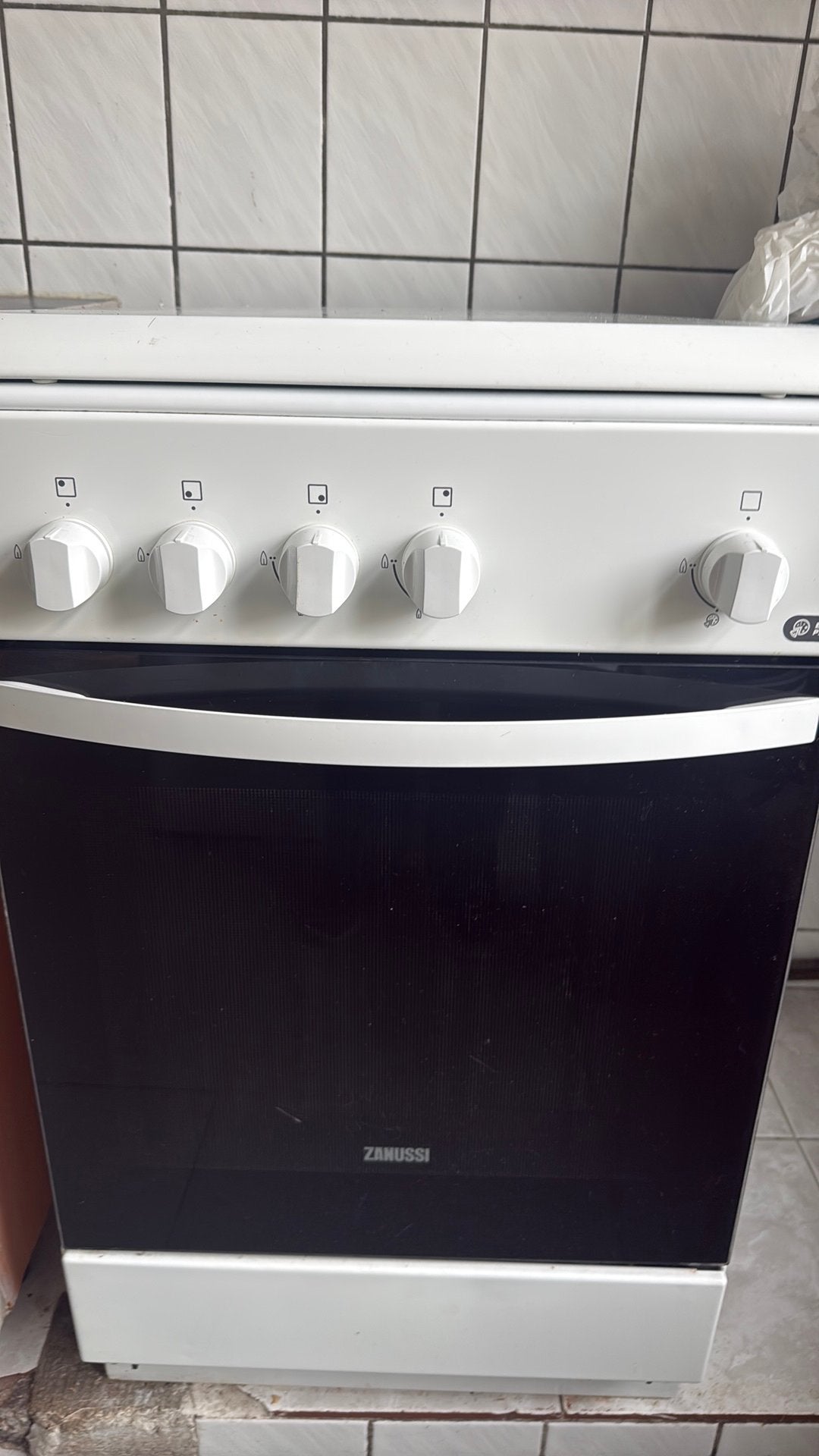 Gazinière zanussi, Ophalen, Gebruikt, Gas, 4 kookzones