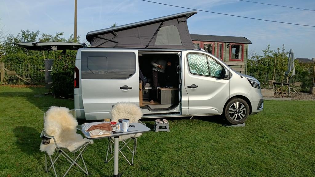 camper camperbus campervan 2.0dci automaat  2026 2500km, Caravanes & Camping, Camping-cars, Particulier, jusqu'à 4, Modèle Bus ou Fourgon aménagé