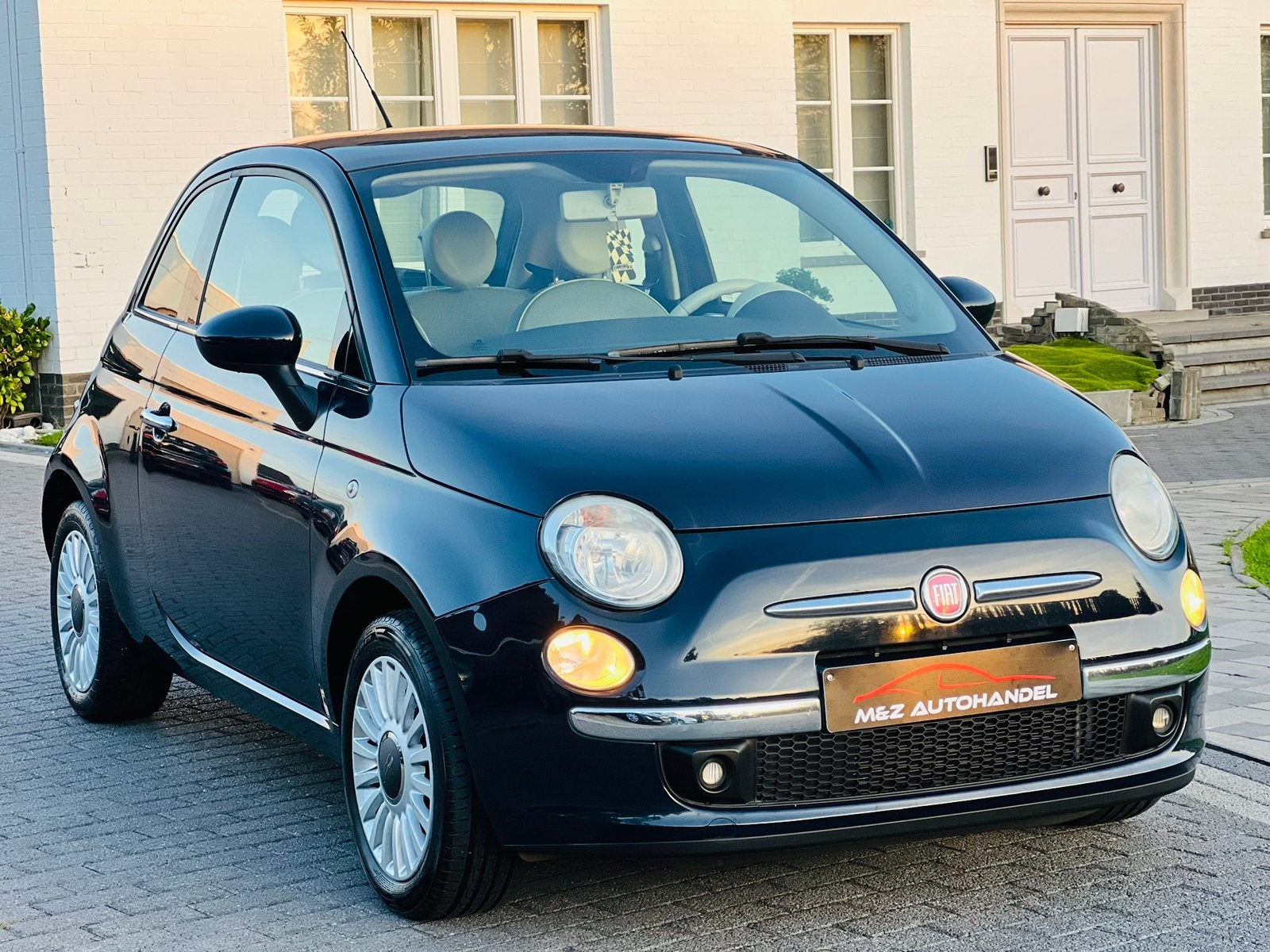 FIAT 500 | 1.2i BENZINE | Euro 5 | 2012 | 135.000 KM | AIRCO, Auto's, Euro 5, Blauw, Bedrijf, 5 zetels