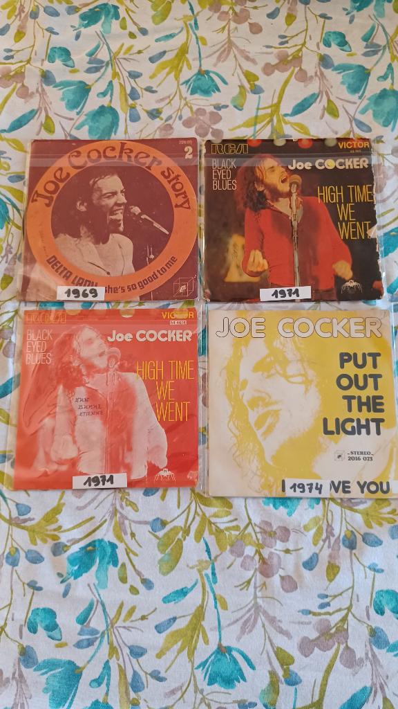 Lot Joe Cocker vinyl singles, Cd's en Dvd's, Ophalen of Verzenden, Gebruikt