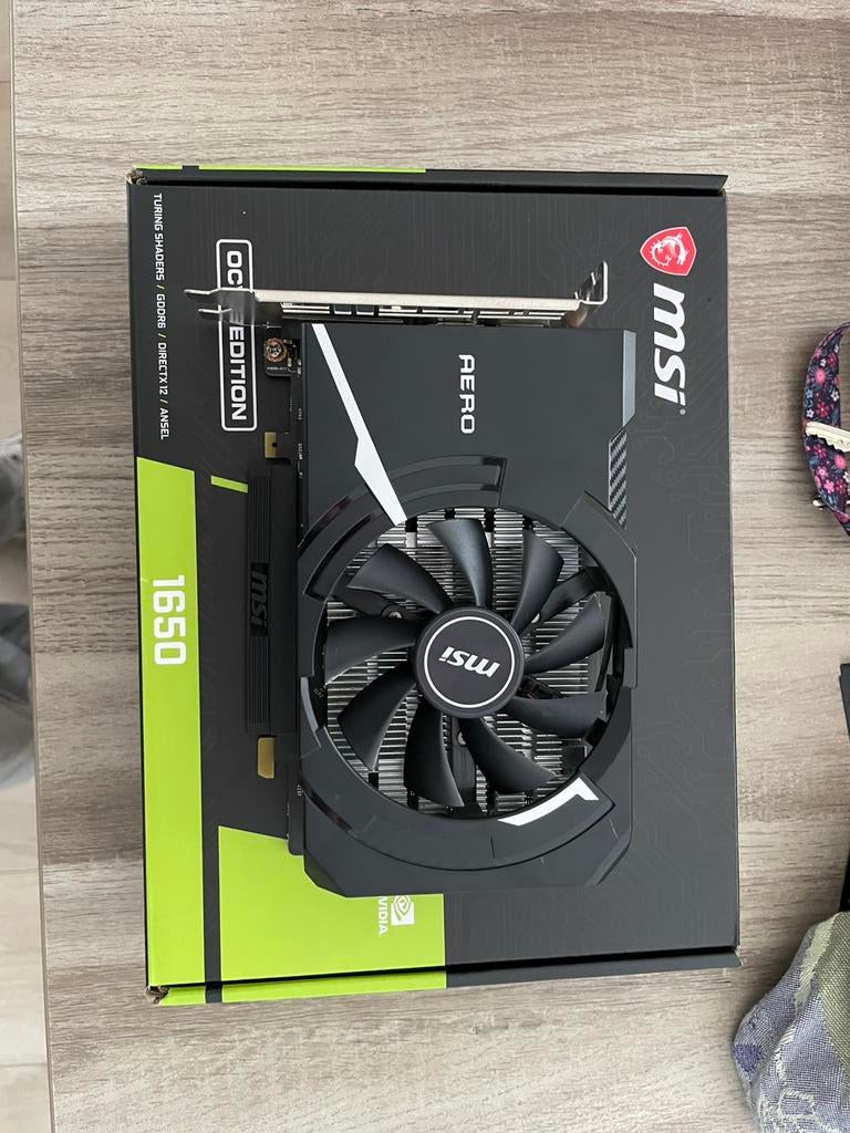 Gtx 1650 MSI 4Gb DDR6, Ophalen, GDDR6, HDMI, Zo goed als nieuw