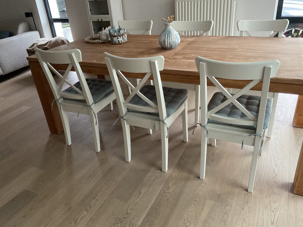 Stoelen wit 20€ stuk, Ophalen, Gebruikt, Wit, Vijf, Zes of meer stoelen