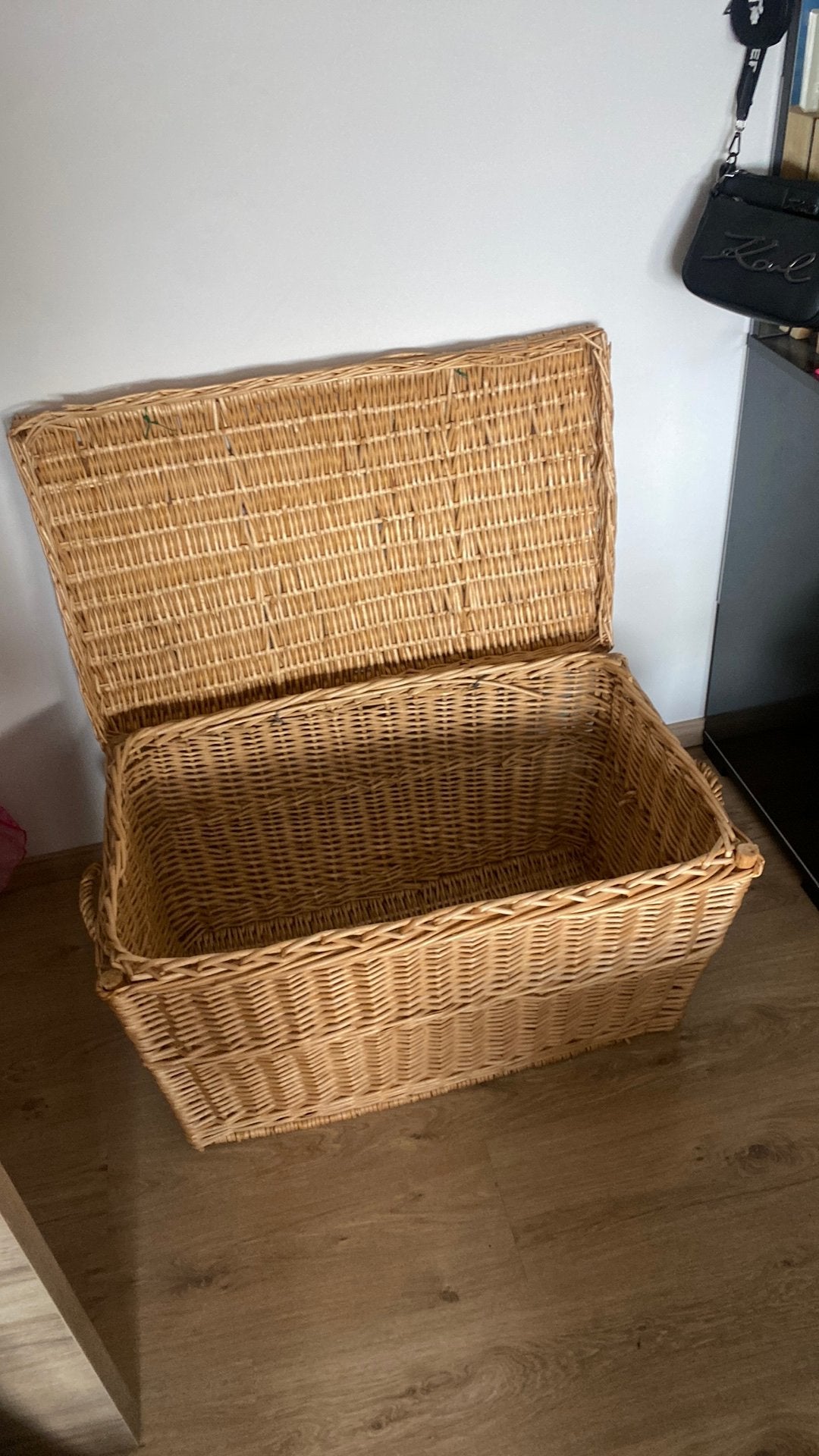 Rieten mand/opbergmand, Huis en Inrichting, Ophalen
