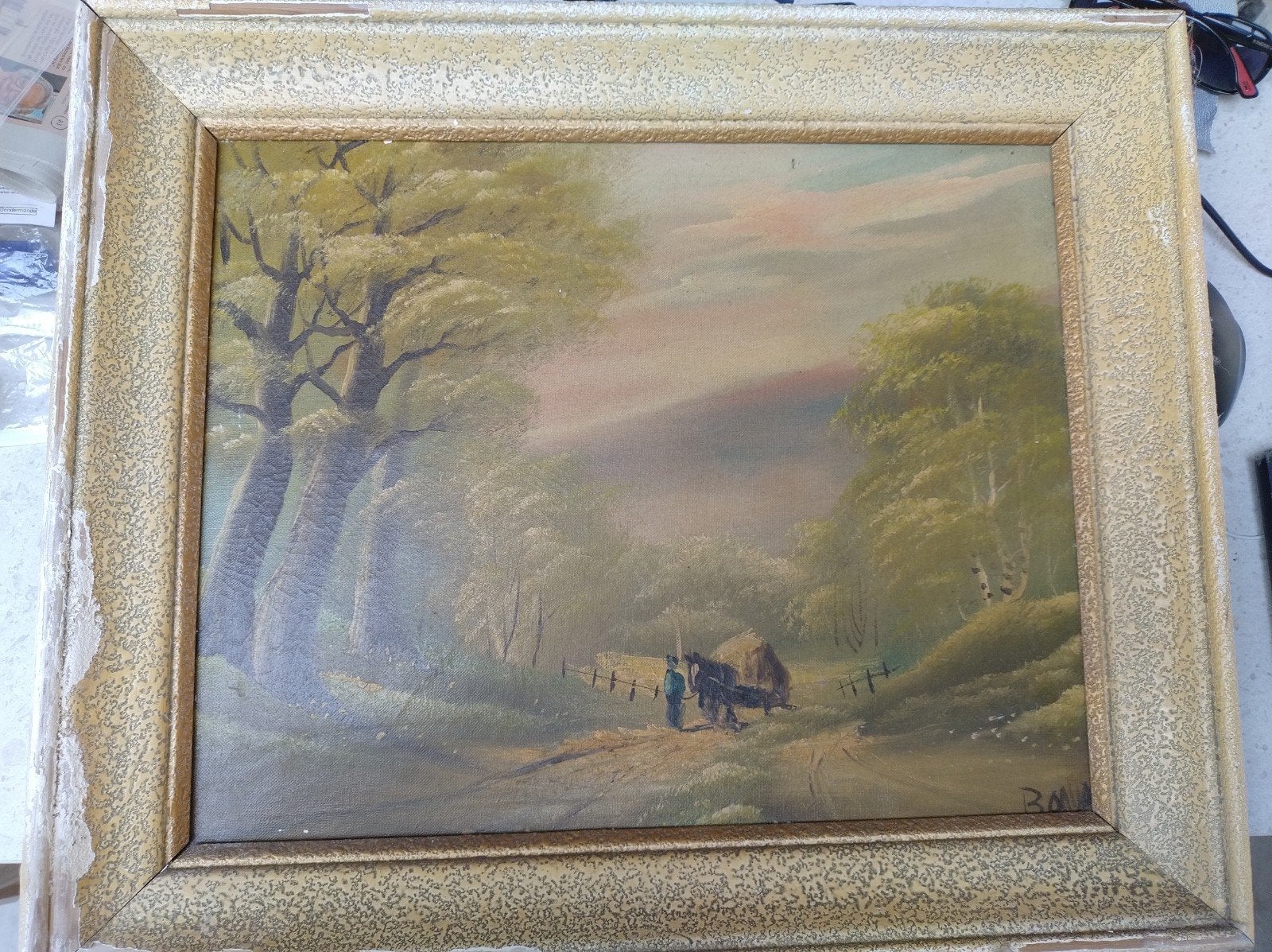Schilderij, Ophalen