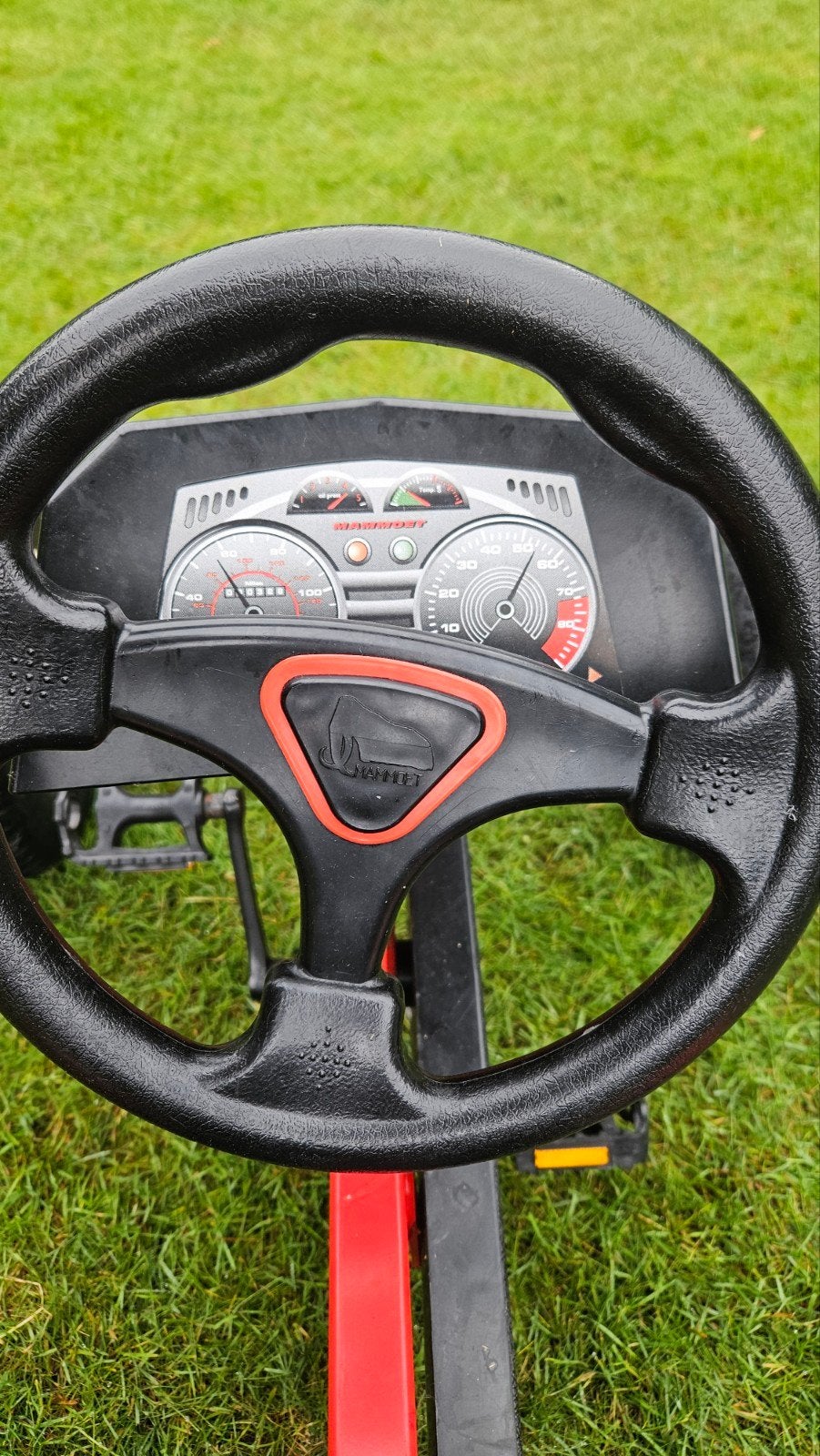 Go cart (staat zeer goed/perfect) met aanhangwagen Mammoet., Kinderen en Baby's, Speelgoed | Buiten | Skelters, Ophalen, Zo goed als nieuw