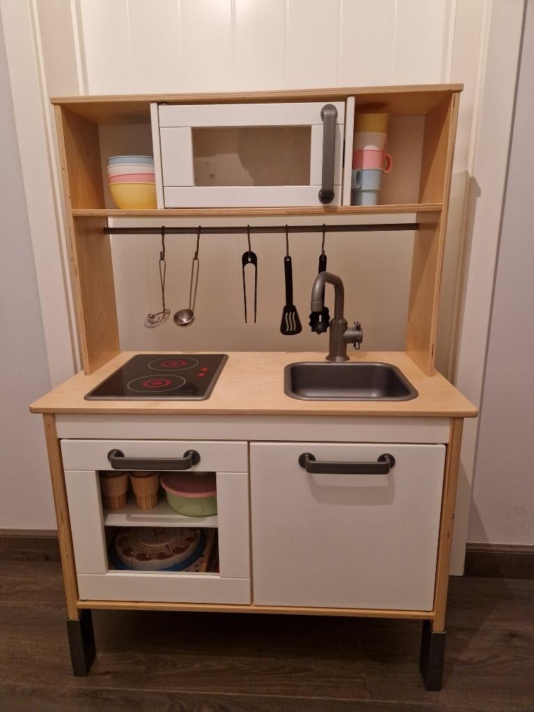 IKEA DUKTIG speelgoedkeuken met vele extra accesoires, Ophalen, Gebruikt, Kunststof, Speelkeuken