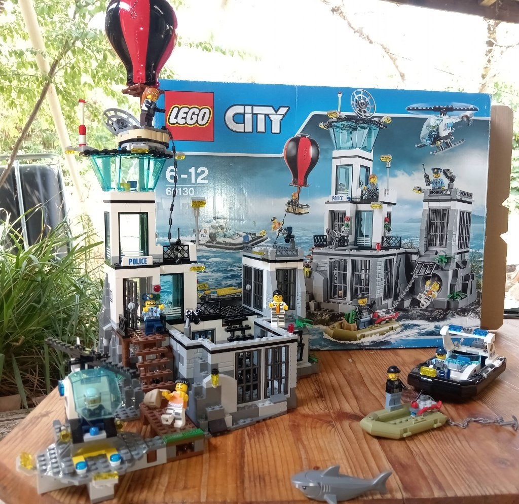 LEGO 60130 Prison Island Complet, City, Instructions incluses, Lego, Ensemble complet