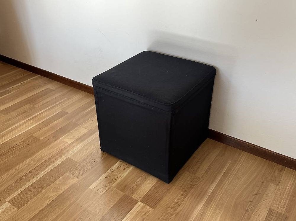 2 Poufs repose pieds Ikea Bosnas, Maison & Meubles, Carré, Enlèvement, Classique, Moins de 50 cm