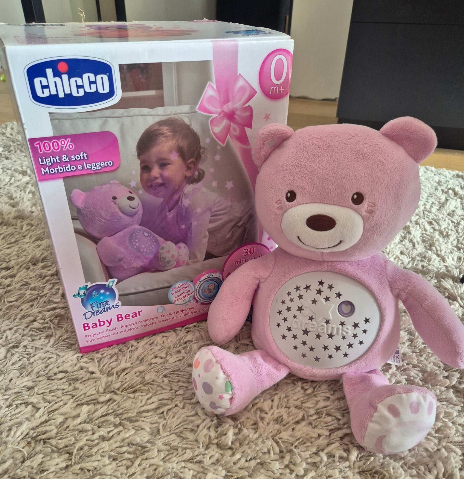 Peluche ourson projecteur Chicco, Enfants & Bébés, Enlèvement