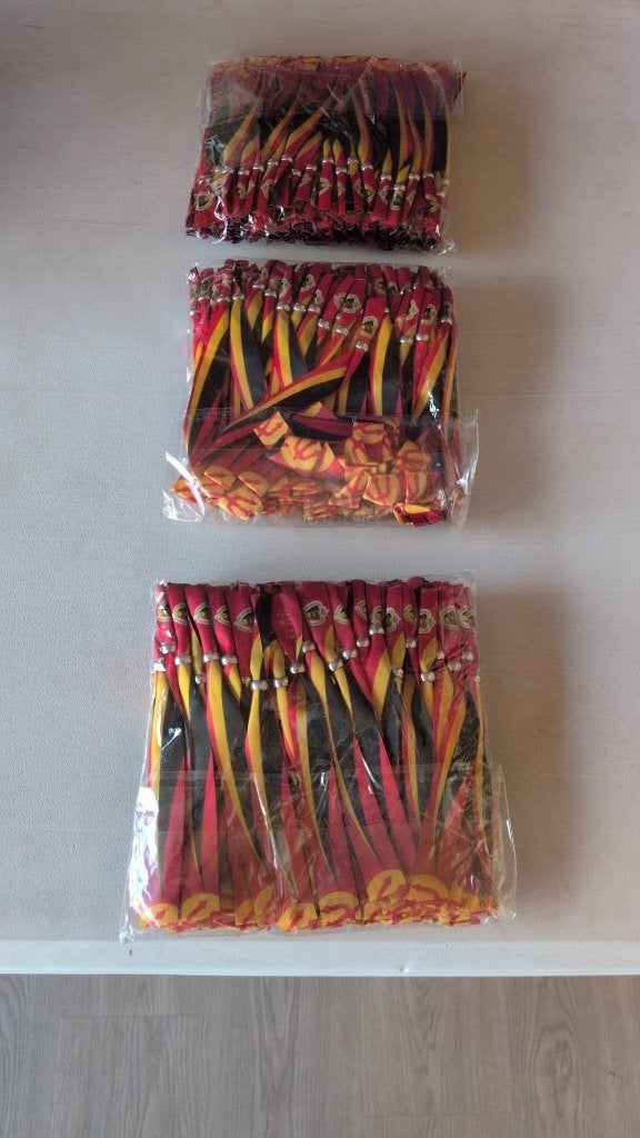 150 polsbandjes van ING - 10€, Ophalen of Verzenden, Nieuw