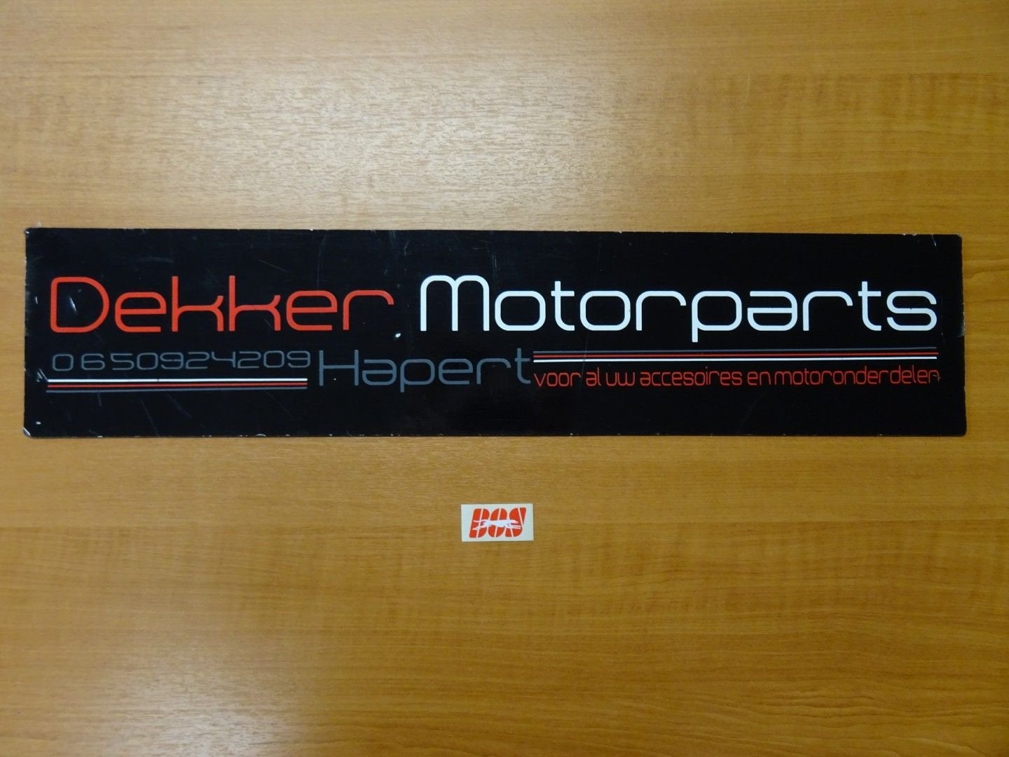Bos Exhausts Uitlaat / Demper Sticker # Bos #, Motoren, Ophalen of Verzenden, -, -, -