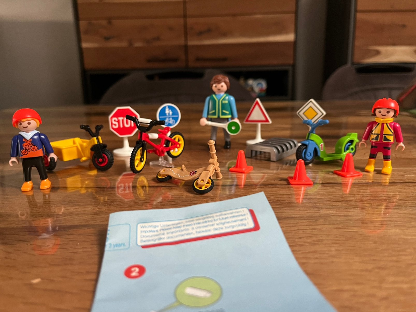 Veilig naar school Playmobil, Kinderen en Baby's, Speelgoed | Playmobil, Ophalen of Verzenden, Zo goed als nieuw, Complete set