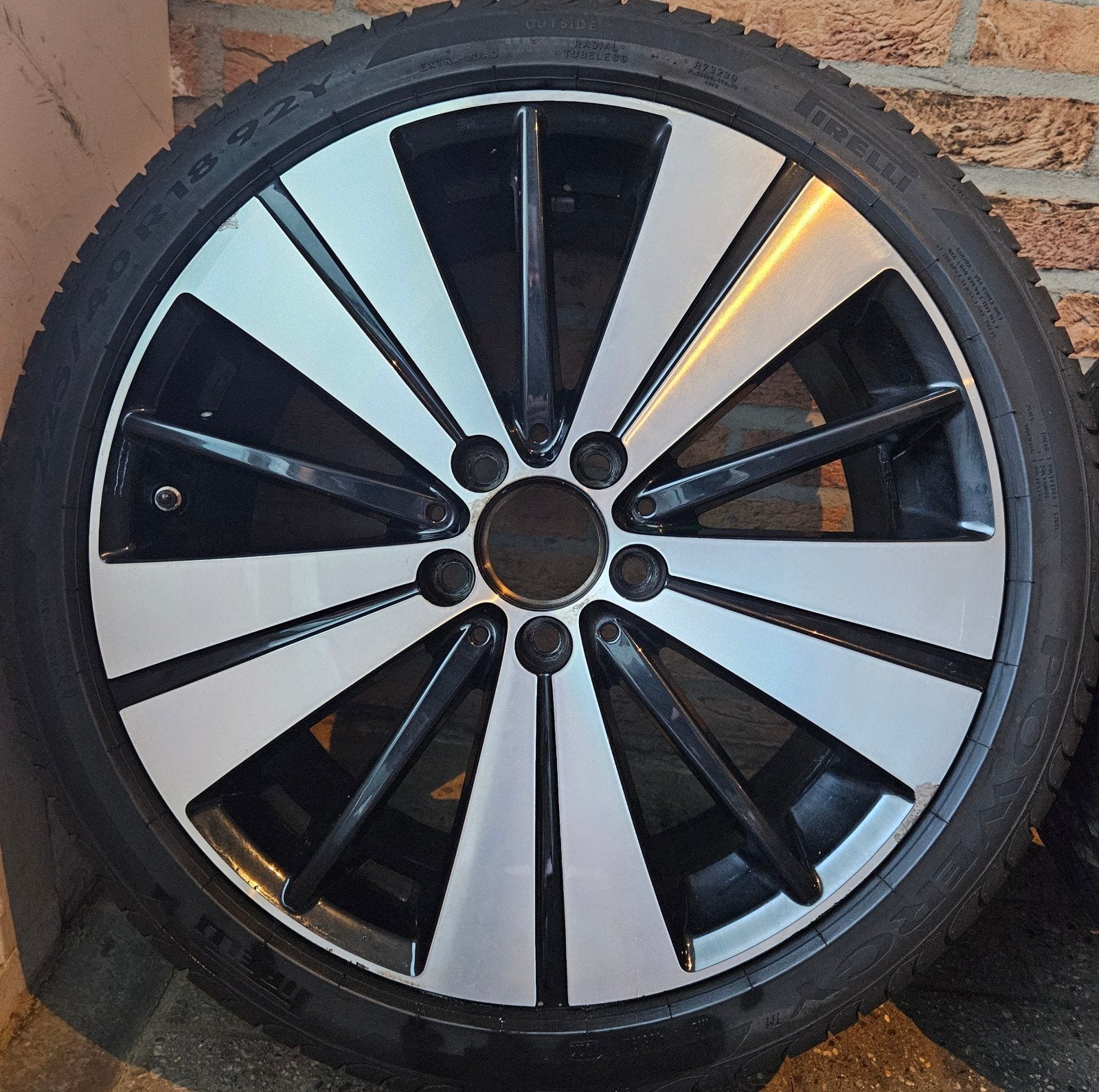 18 inch Mercedes CLA Velgenset 5x112 225-40R18 TPMS 7mm, Ophalen
