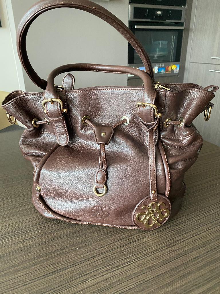 Leren dameshandtas van Arthur & Aston, Enlèvement ou Envoi, Comme neuf, Brun, Sac à main