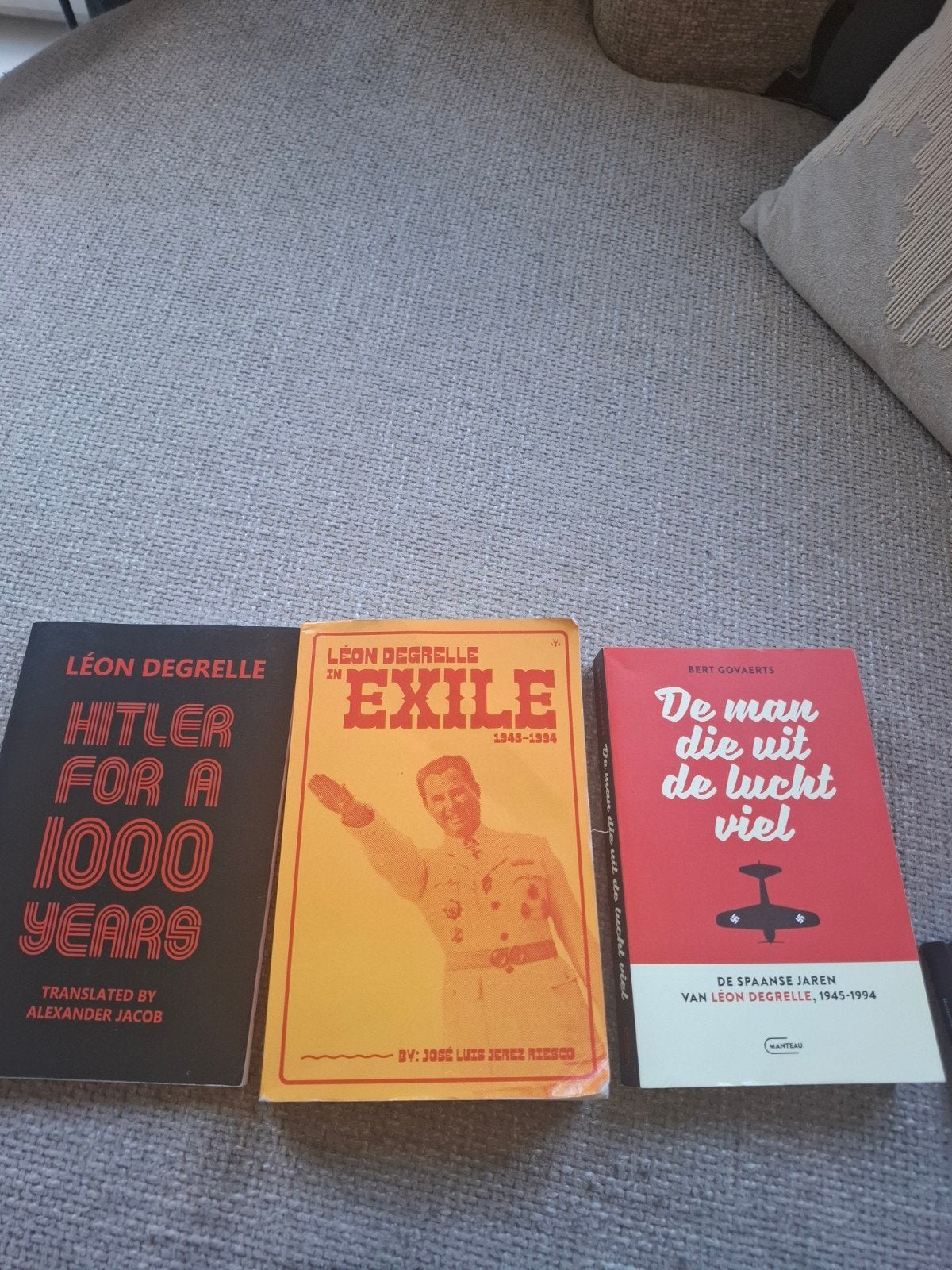 3 pièces historiques Léon Degrelle — Seconde Guerre mondiale, Livres, Enlèvement ou Envoi, Deuxième Guerre mondiale