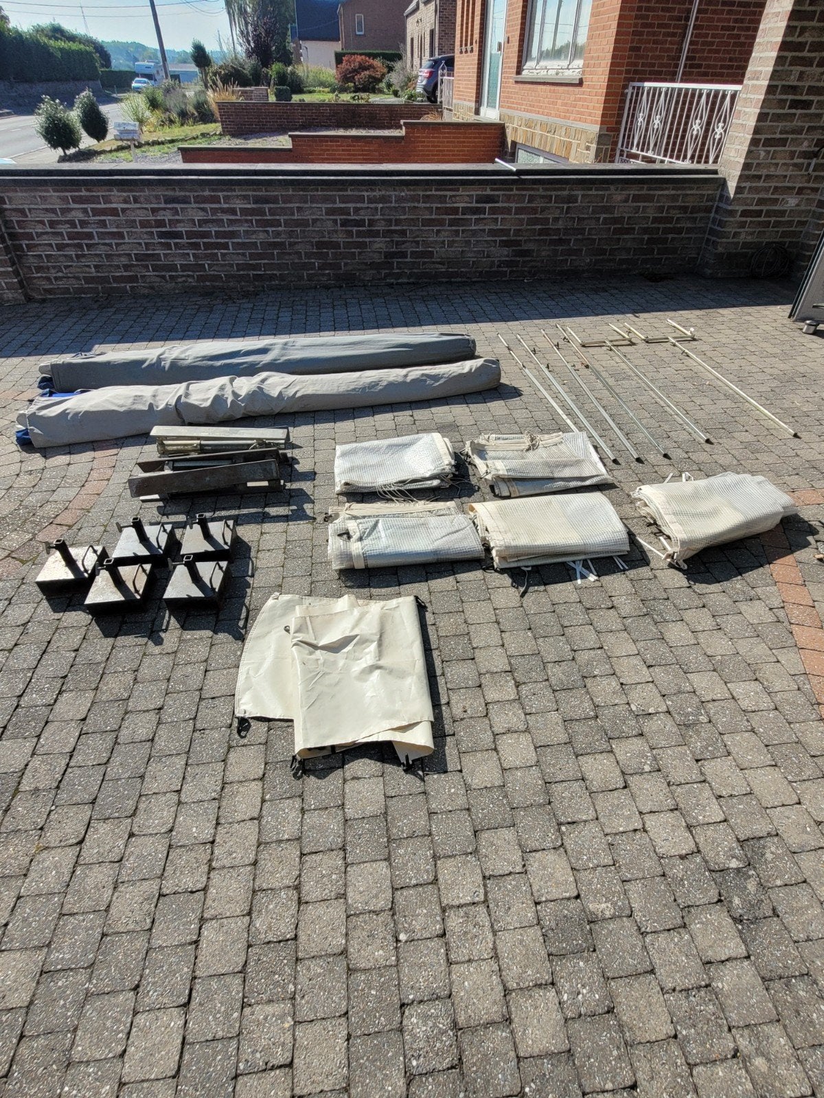 parasols de maraîcher symo, Tuin en Terras, Ophalen, Gebruikt