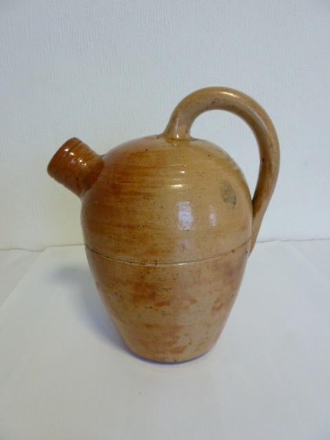 Antieke vaas /kruik ovoid vorm (19de eeuw) 24cm hoog, Antiek en Kunst, Antiek | Keramiek en Aardewerk, Ophalen of Verzenden