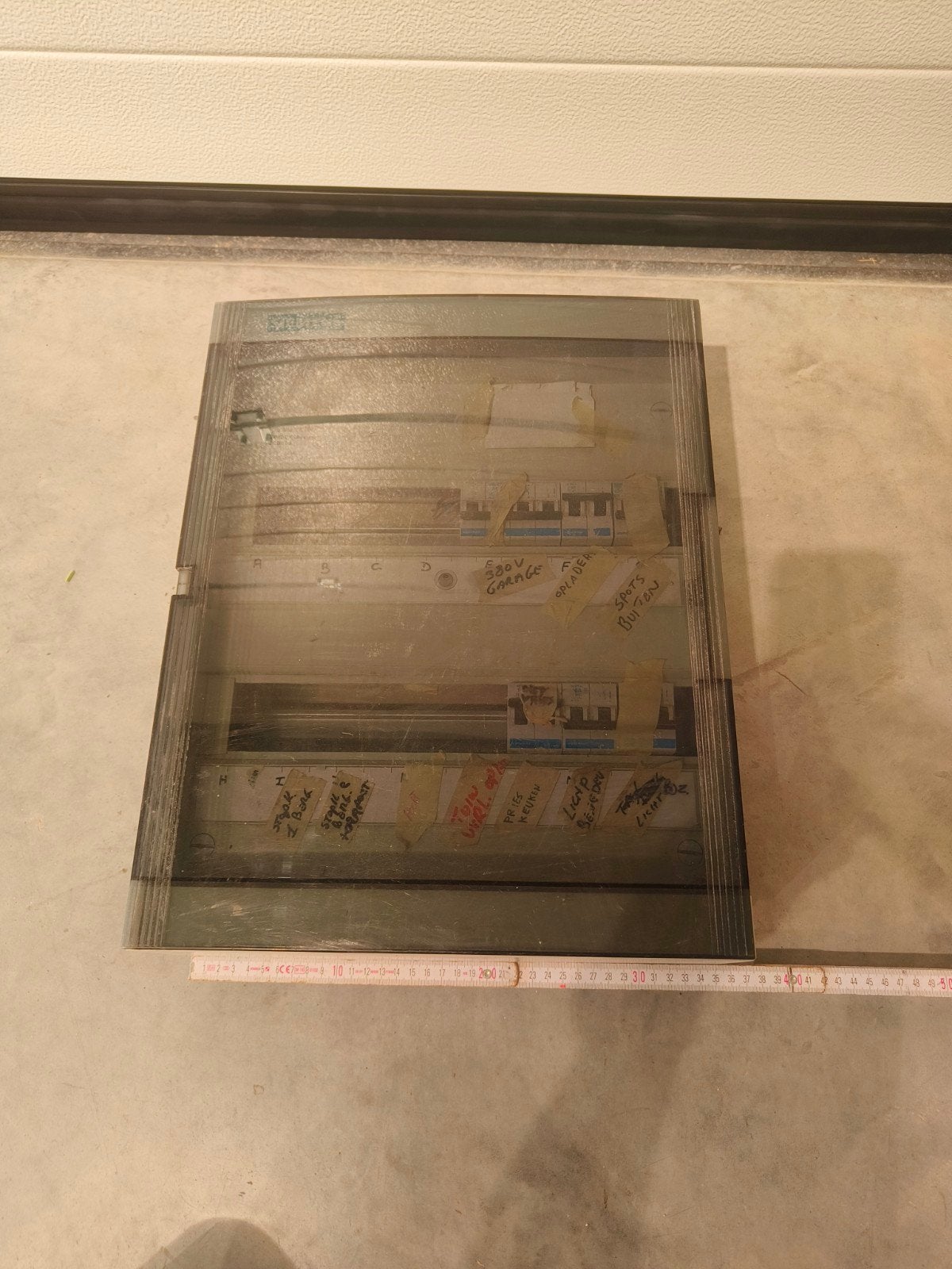 Siemens zekeringkast / verdeelbord met transparante deur – [, Doe-het-zelf en Bouw, Elektriciteit en Kabels, Ophalen, Gebruikt