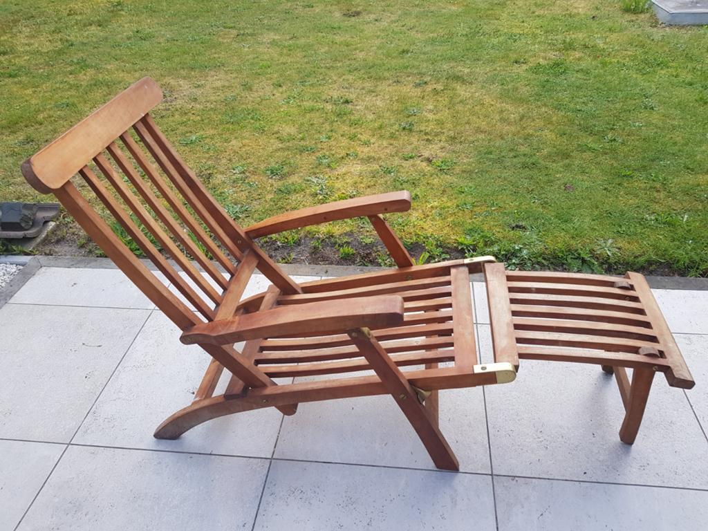 Belle chaise longue en teck, Jardin & Terrasse, Chaises longues, Enlèvement